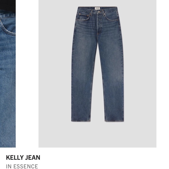 AGOLDE Kelly blue wash jeans high rise - Picture 1 of 8